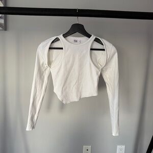 TOPIFY asymmetric crop top